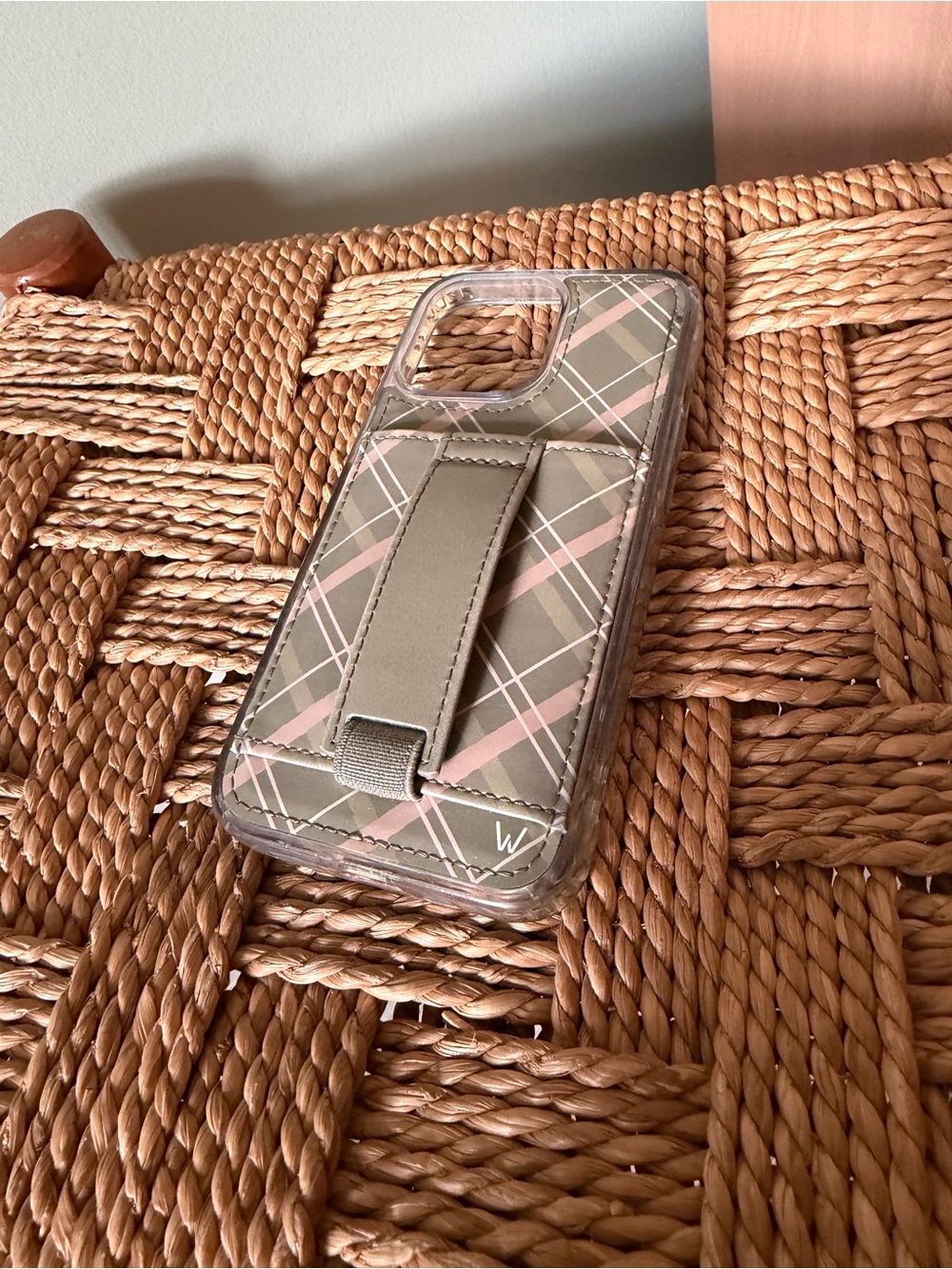 Walli Cases Stars Hollow by Casey Holmes plaid phone case, IPhone 13 Pro